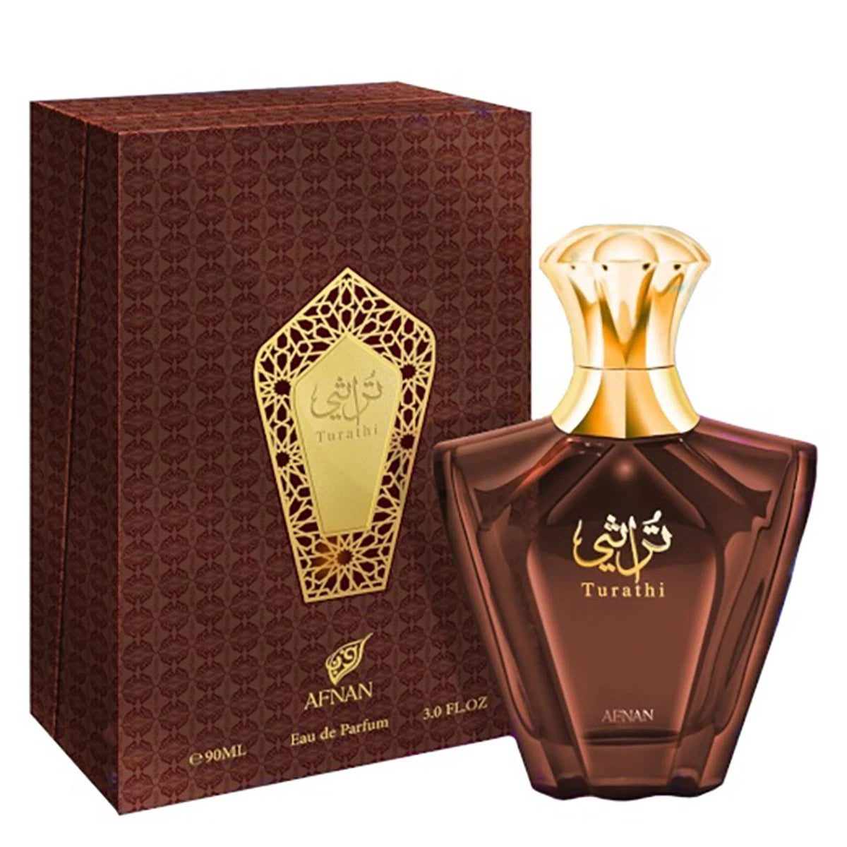 Afnan Turathi Brown EDP Spray 3.0 oz for Men | Luxury Fragrance